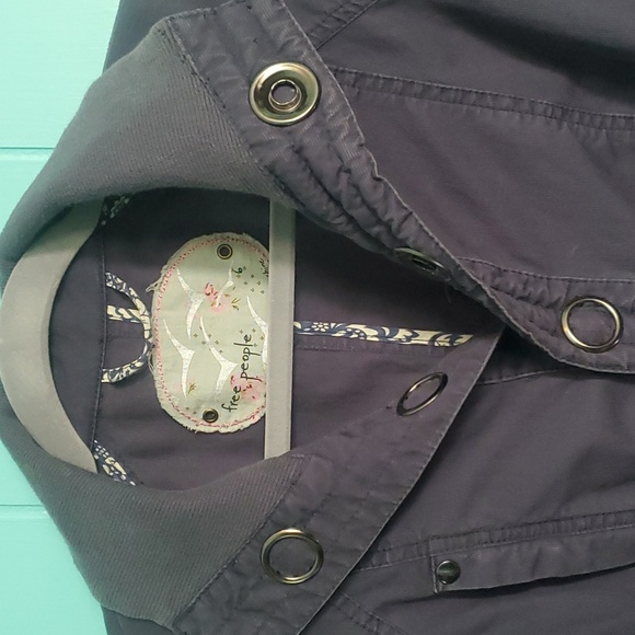 Free People Mid Trench Military Jacket - Picture 2 of 16